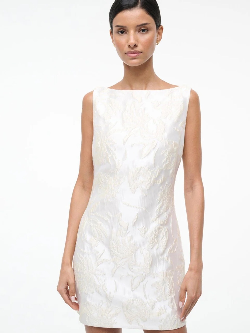 NWT STAUD Mimi Dress Botanica Ivory